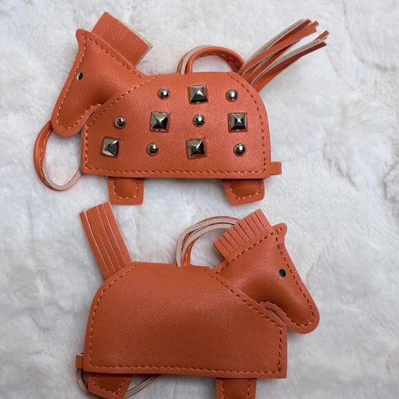 War Horses Bag Charm | Studded Horse Silhouette - Picture 1 of 9